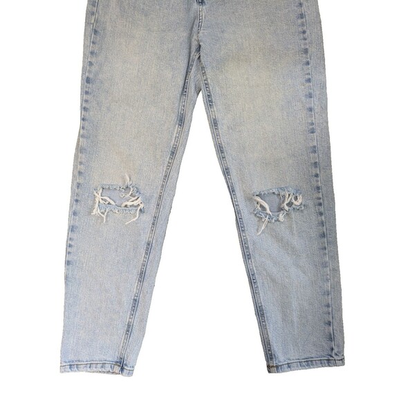 Wild Fable Super High Rise Mom Jean Distressed Light Wash Jeans Women's sz 6 - Picture 2 of 8